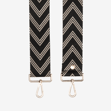 Midnight Chevron Crossbody Strap